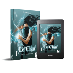 Mock up du livre papier et numérique Le Clan - Tome 1 : La course du destin